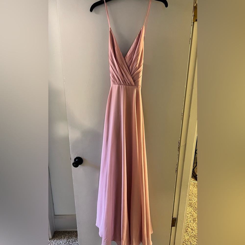 david's bridal ballet pink bridesmaid dress Davids In SHEIN SXY Orange Red little girls blue shirt Color:Moss-Green
